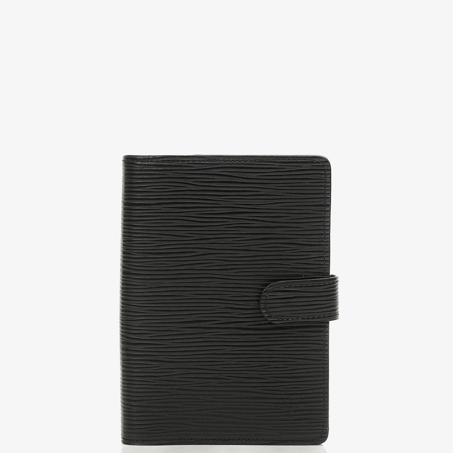 Louis Vuitton Small Ring Agenda Cover Black EPI Leather