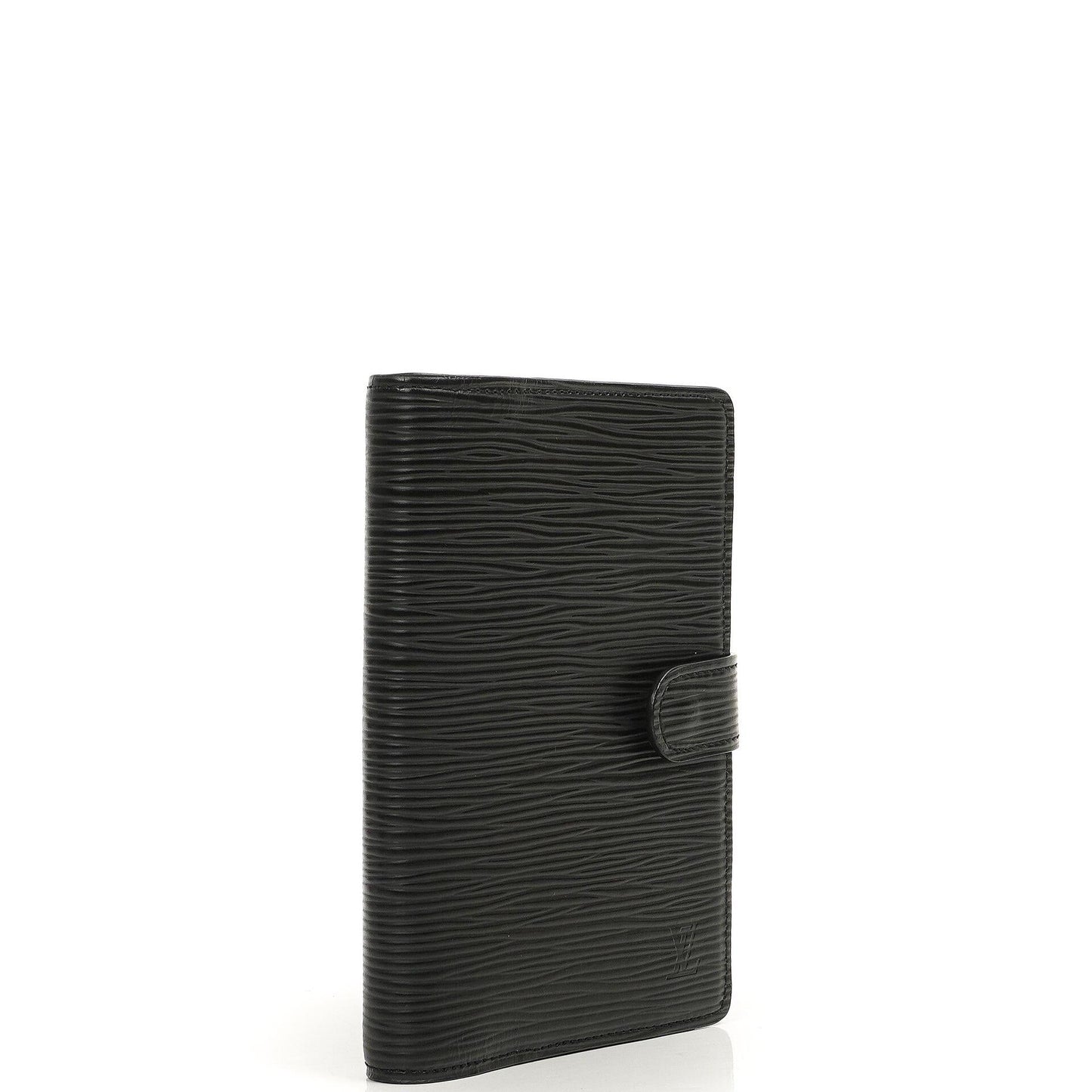 Louis Vuitton Small Ring Agenda Cover Black EPI Leather