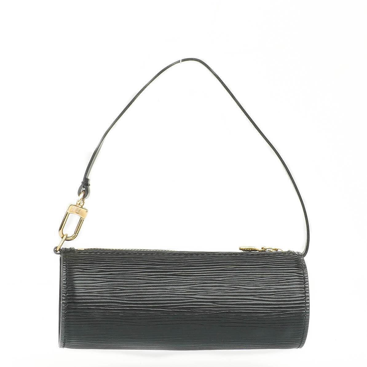 Louis Vuitton Soufflot Black EPI Leather Handbag