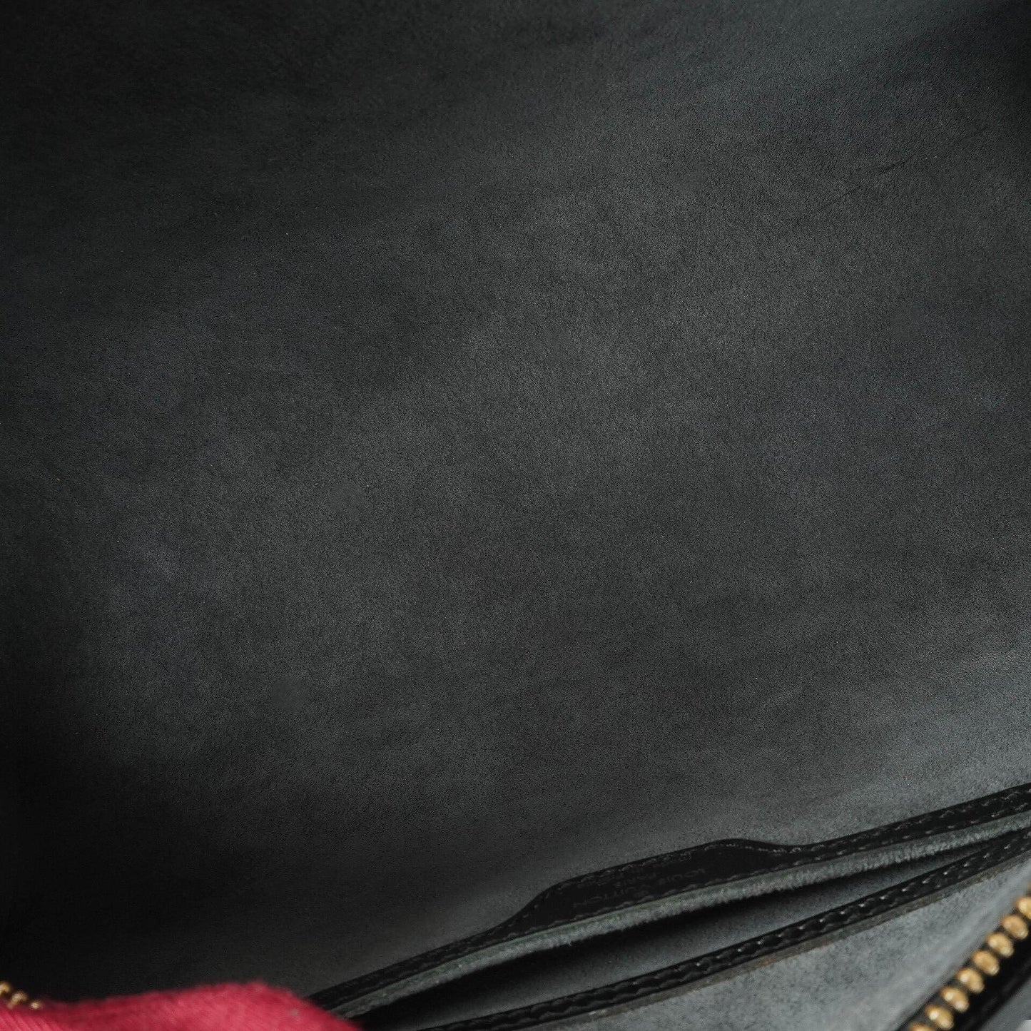 Louis Vuitton Soufflot Black EPI Leather Handbag