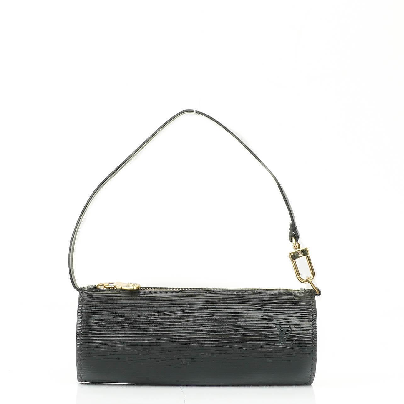 Louis Vuitton Soufflot Black EPI Leather Handbag
