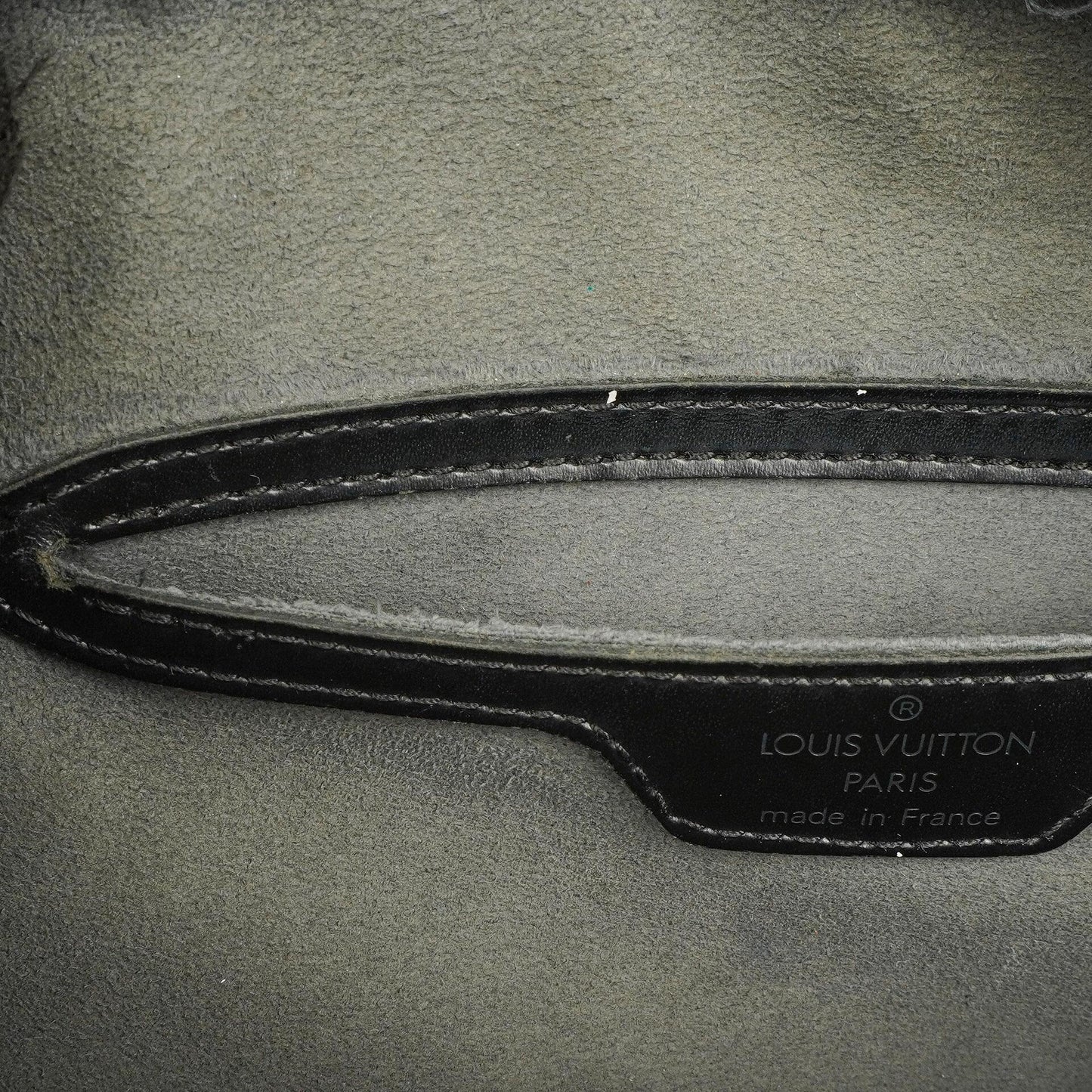 Louis Vuitton Soufflot Handbag In Black Epi Leather