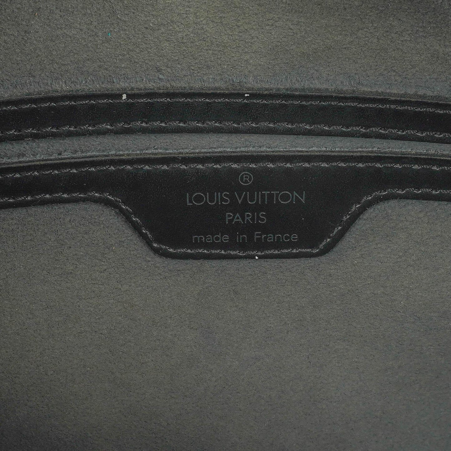 Louis Vuitton Soufflot Handbag In Black Epi Leather