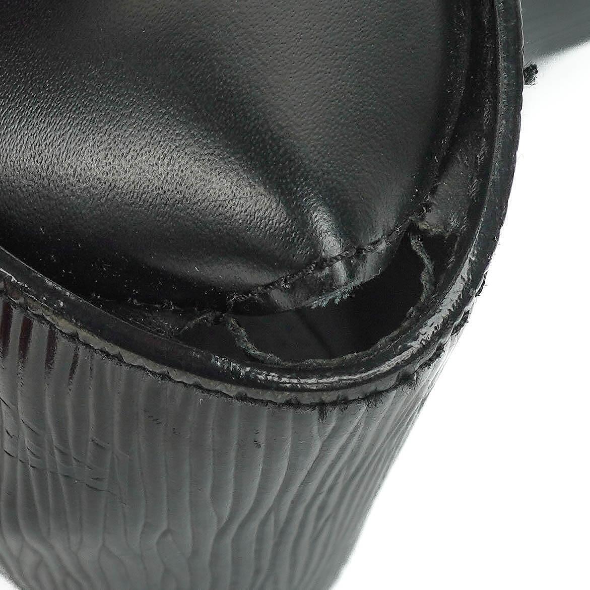 Louis Vuitton Soufflot Handbag In Black Epi Leather