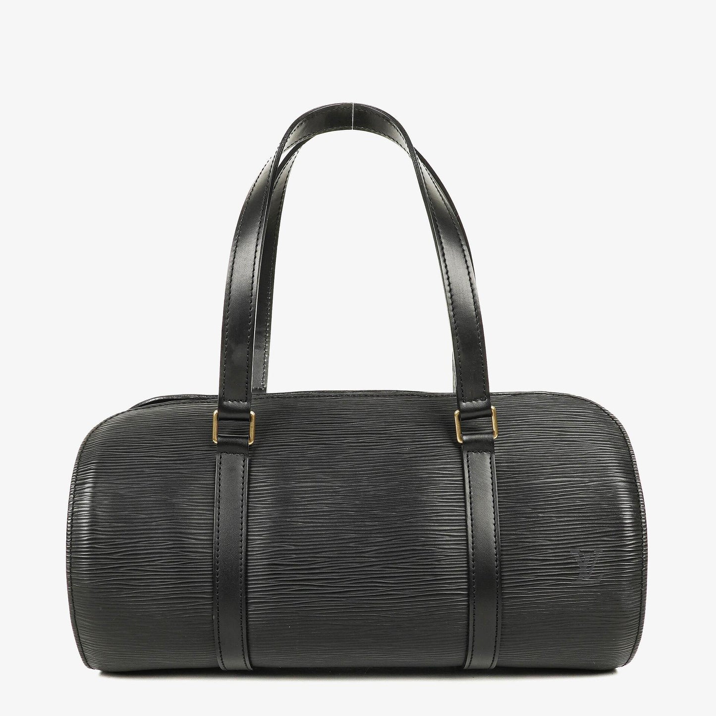 Louis Vuitton Soufflot Handbag In Black Epi Leather