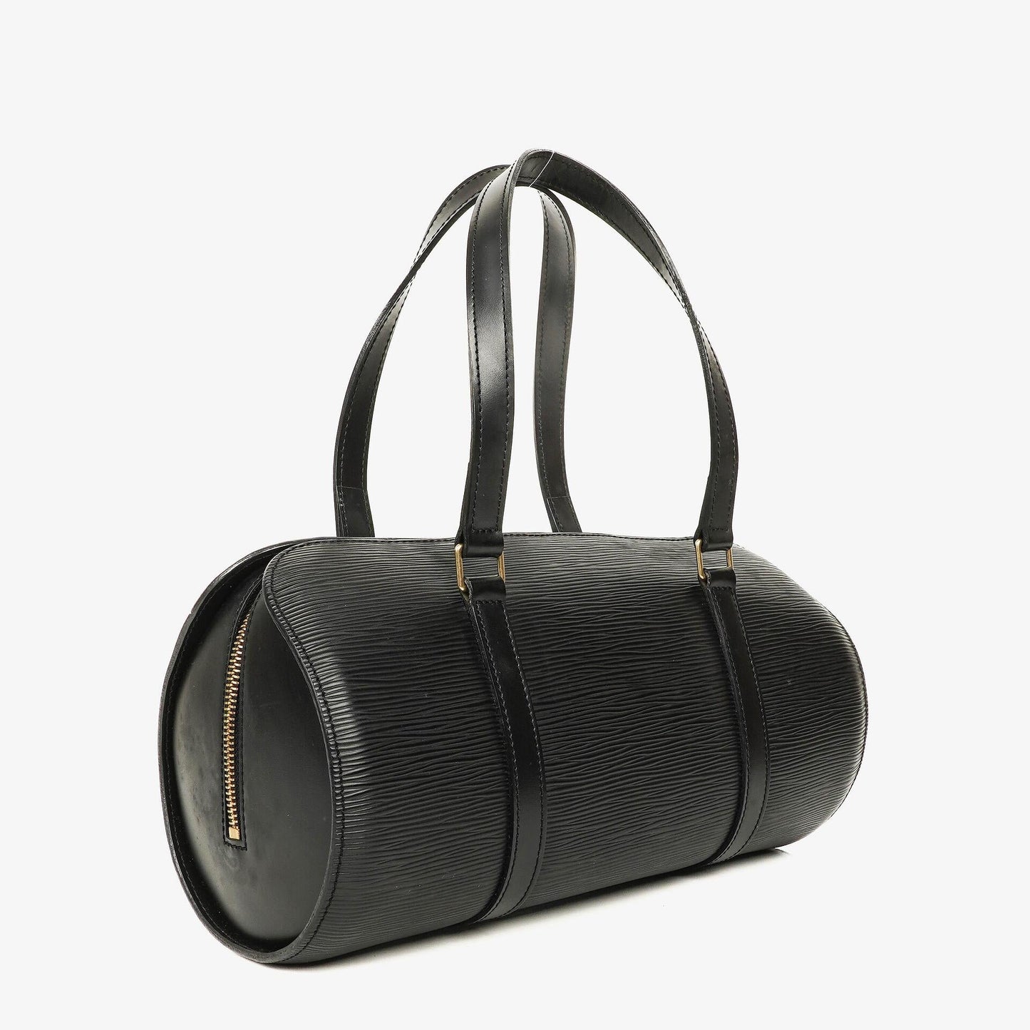 Louis Vuitton Soufflot Handbag In Black Epi Leather