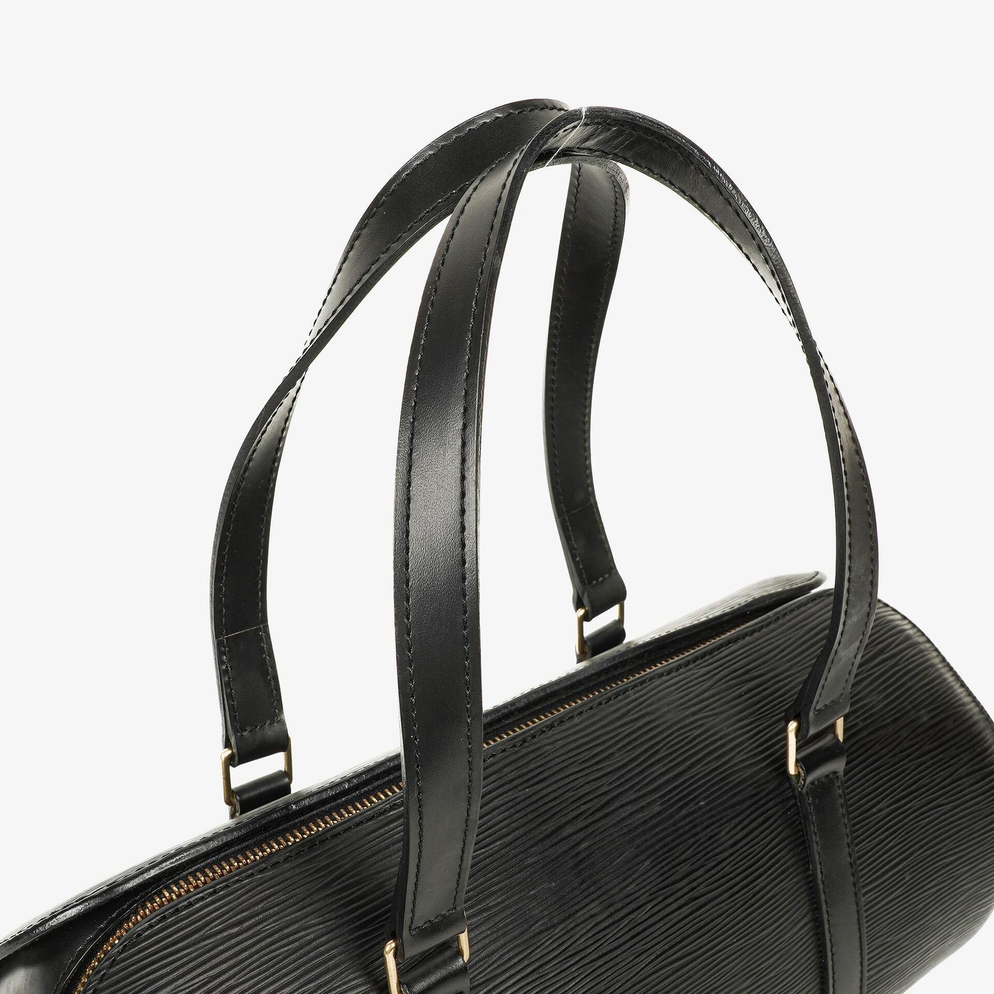 Louis Vuitton Soufflot Handbag In Black Epi Leather