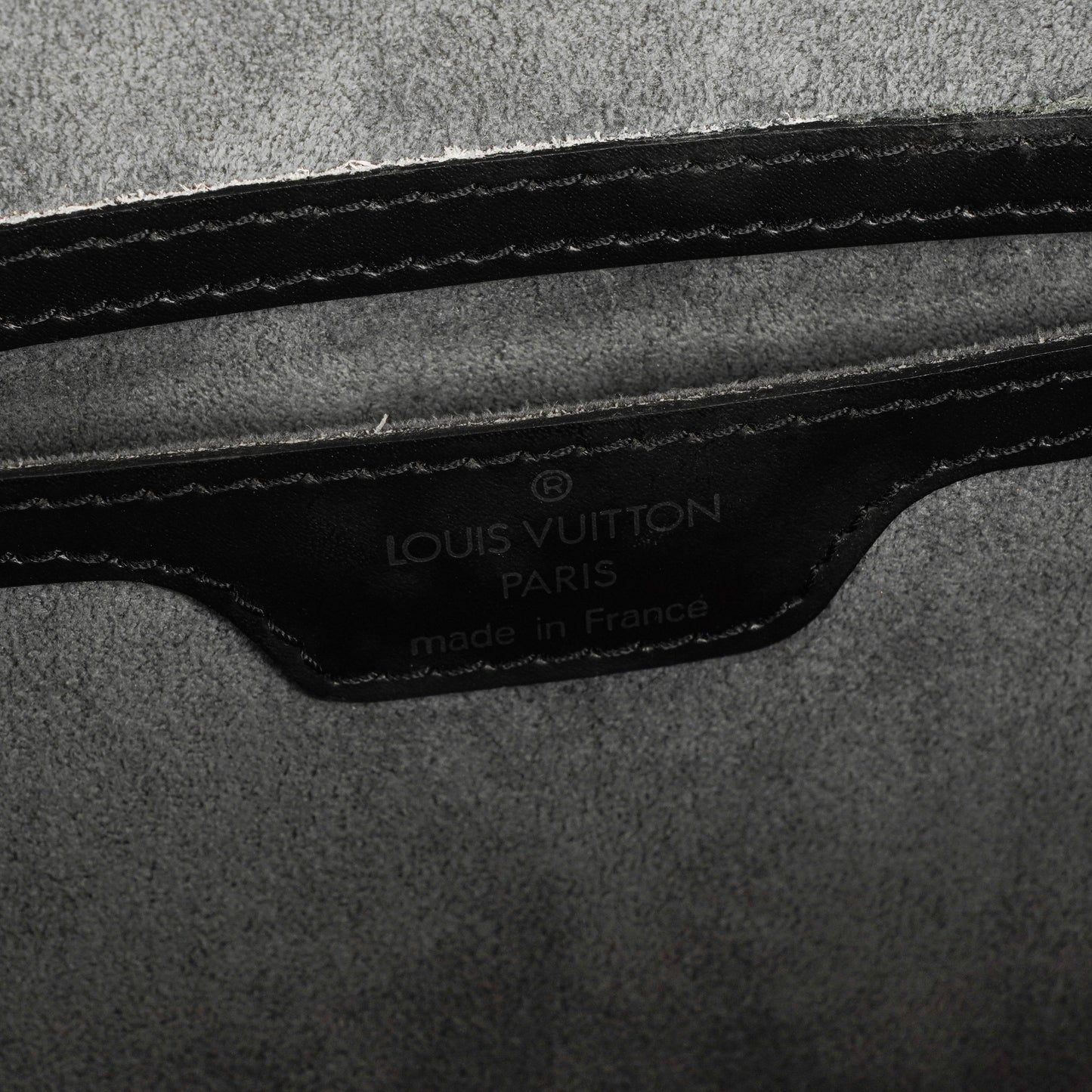 Louis Vuitton Soufflot Handbag In Black Epi Leather