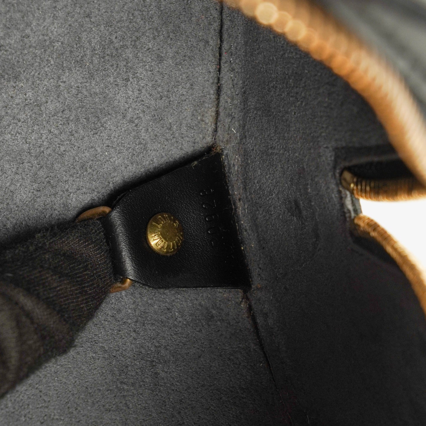 Louis Vuitton Soufflot Handbag In Black Epi Leather