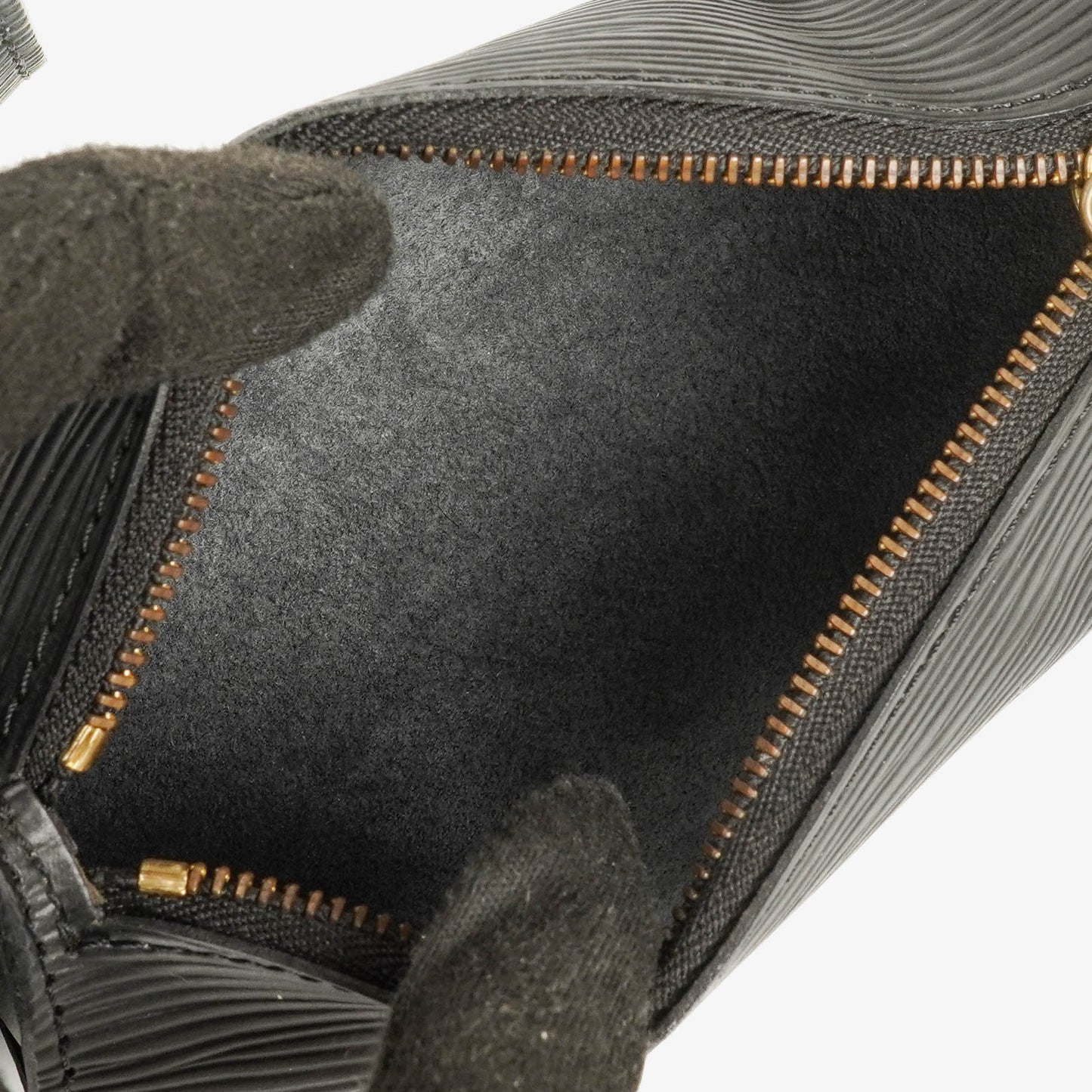 Louis Vuitton Soufflot Handbag In Black Epi Leather