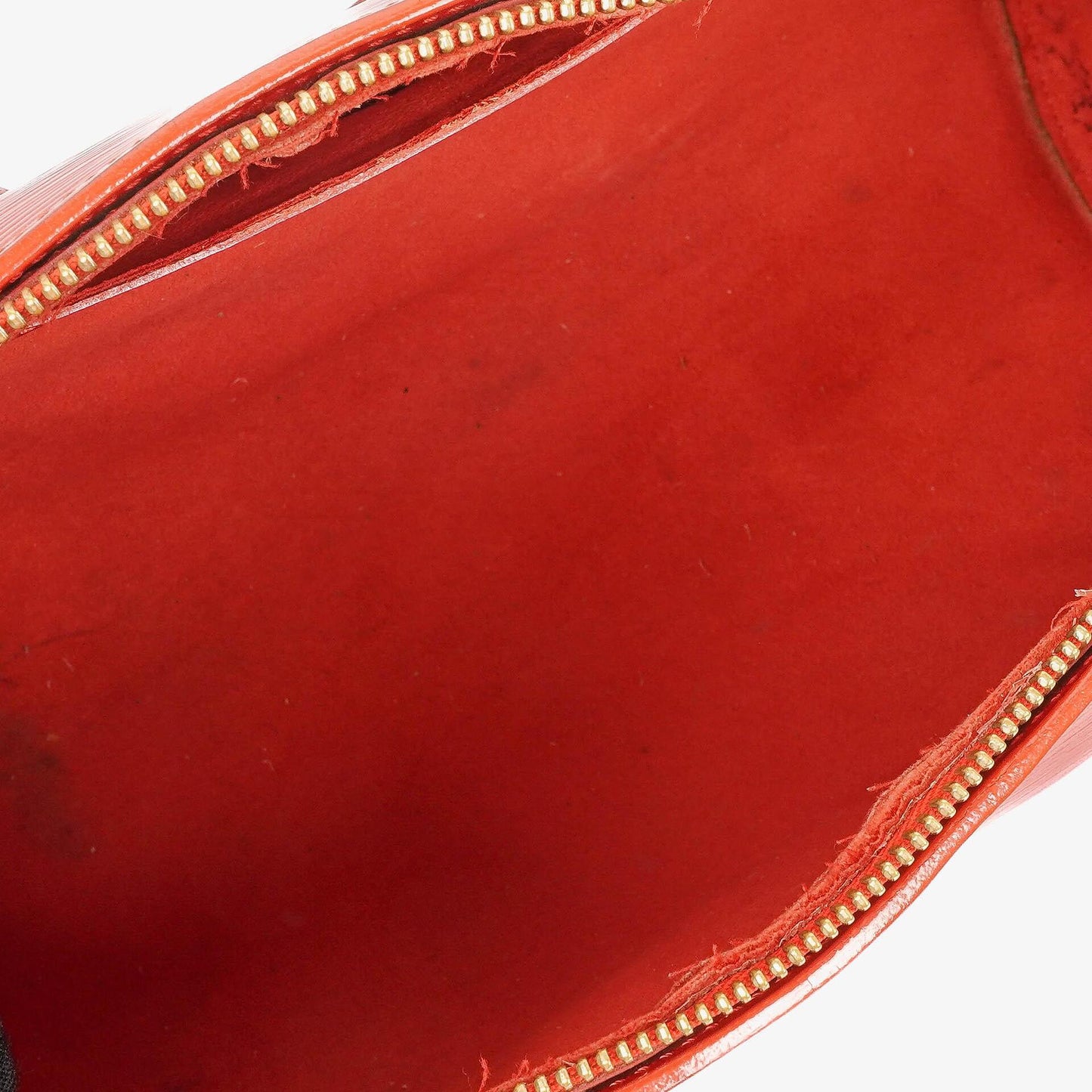 Louis Vuitton Soufflot Handbag In Red Epi Leather