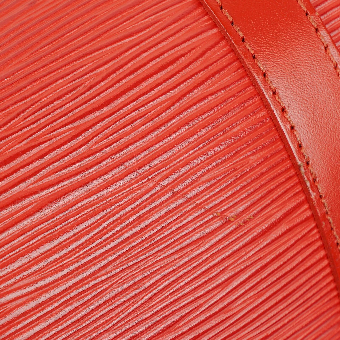 Louis Vuitton Soufflot Handbag In Red Epi Leather