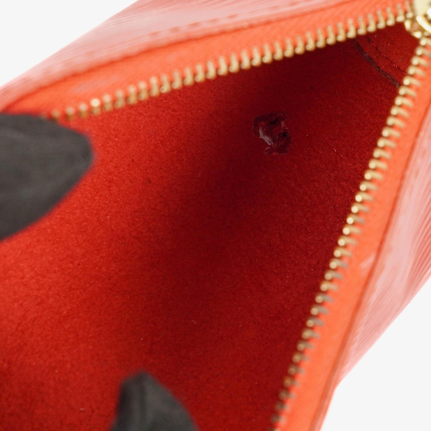 Louis Vuitton Soufflot Handbag In Red Epi Leather