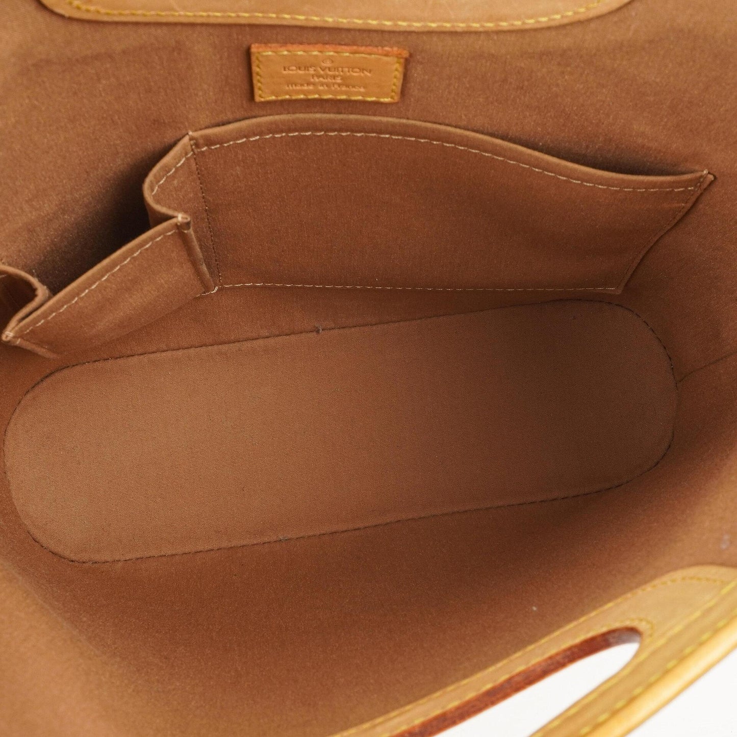 Louis Vuitton Stillwood Vertical Beige Monogram Vernis Handbag