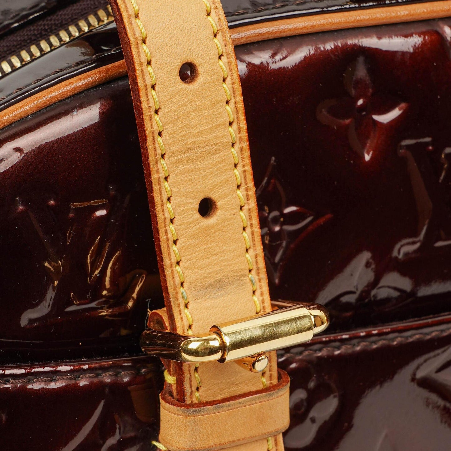 Louis Vuitton Summit Drive Amarante Monogram Vernis Bag