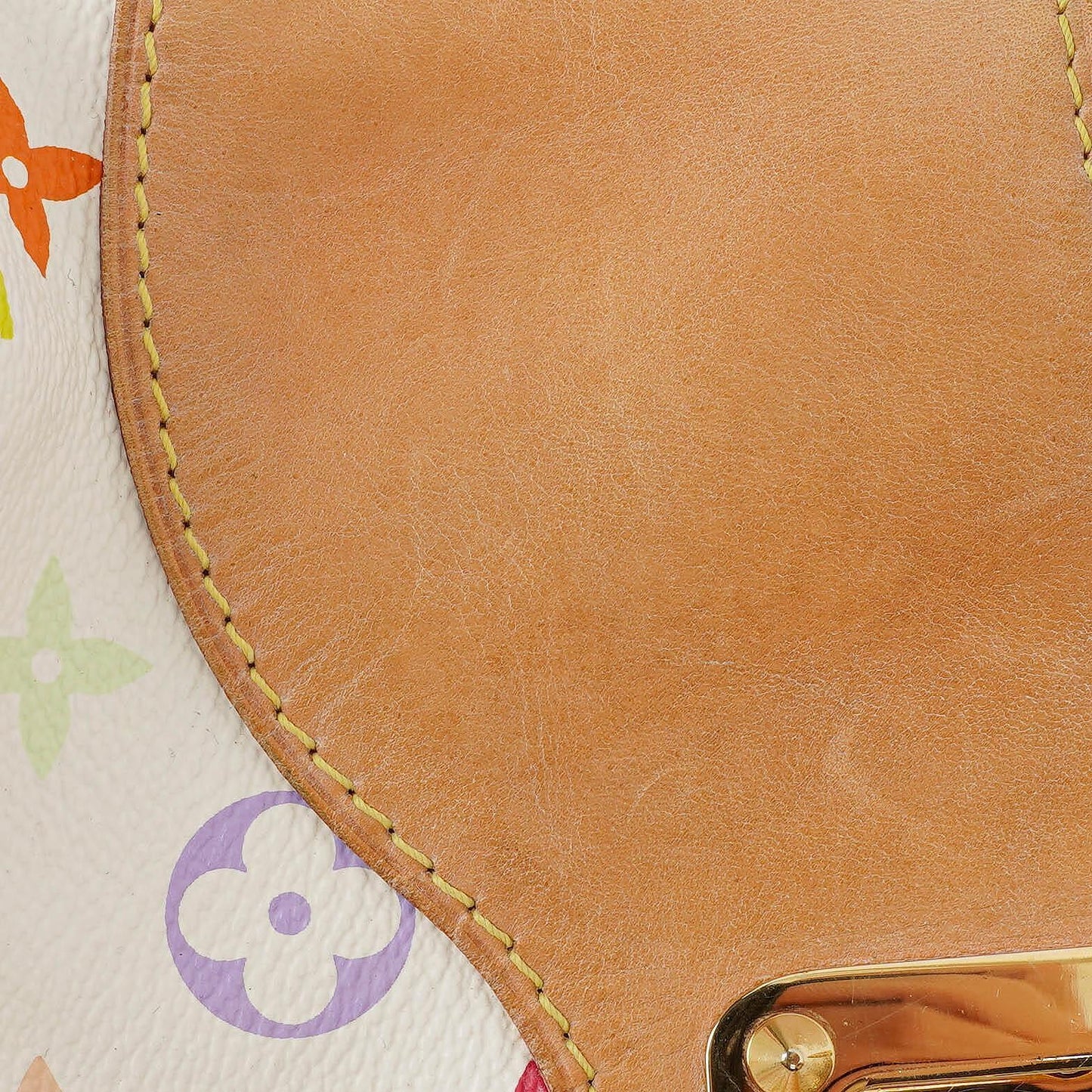 Louis Vuitton Takashi Murakami Judy MM White Multicolore Monogram Canvas Bag