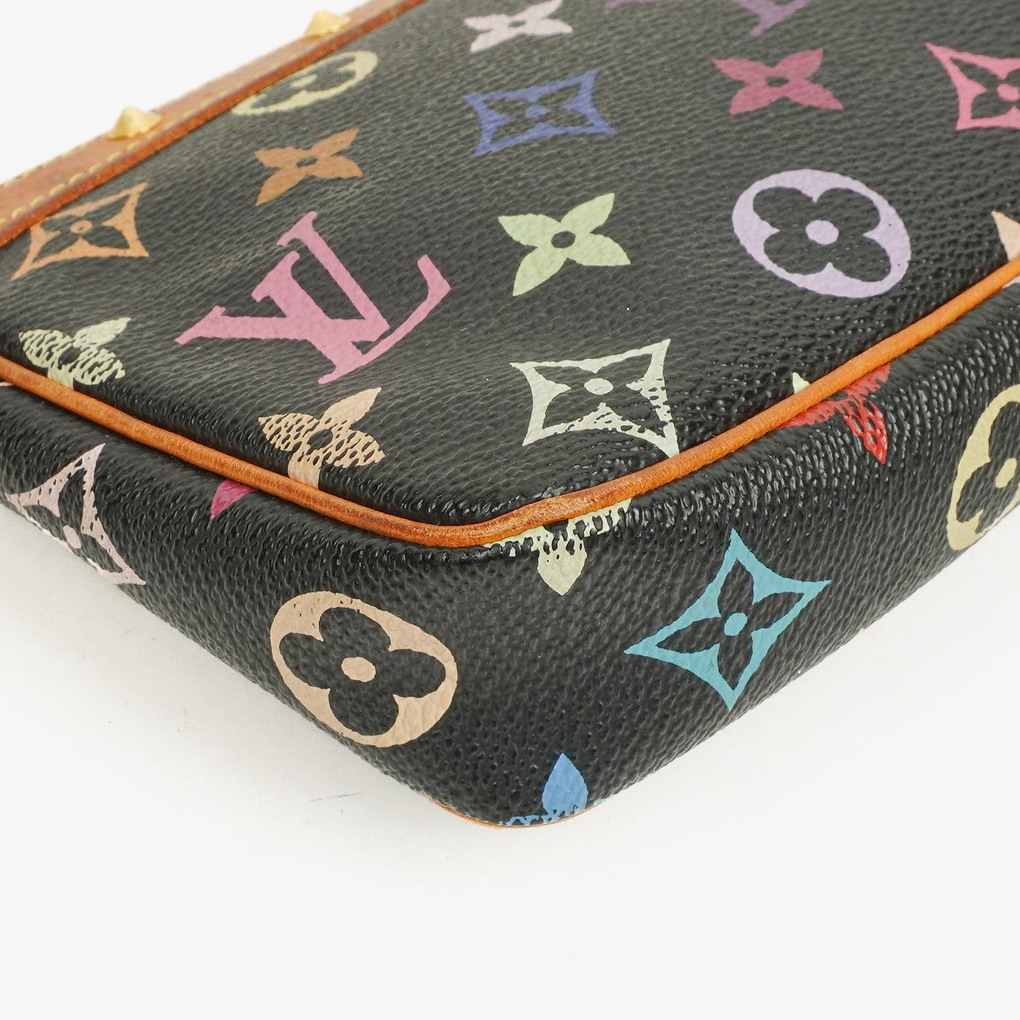 Louis Vuitton Takashi Murakami Pochette Accessoire Multicolor Clutch Handbag