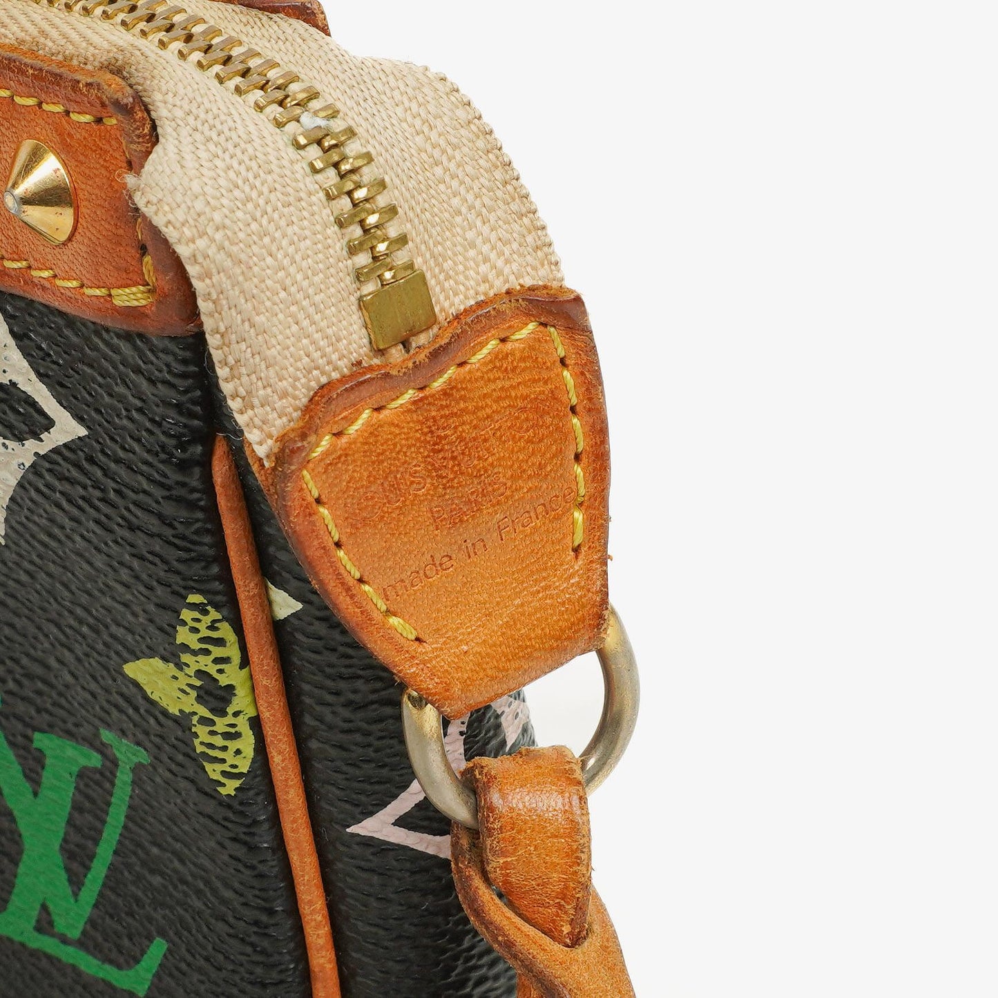 Louis Vuitton Takashi Murakami Pochette Accessoire Multicolor Clutch Handbag