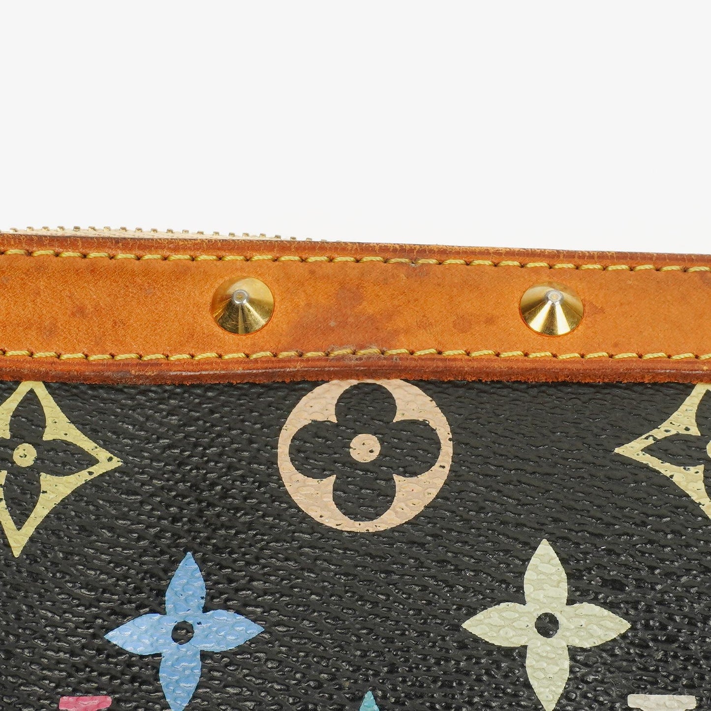 Louis Vuitton Takashi Murakami Pochette Accessoire Multicolor Clutch Handbag