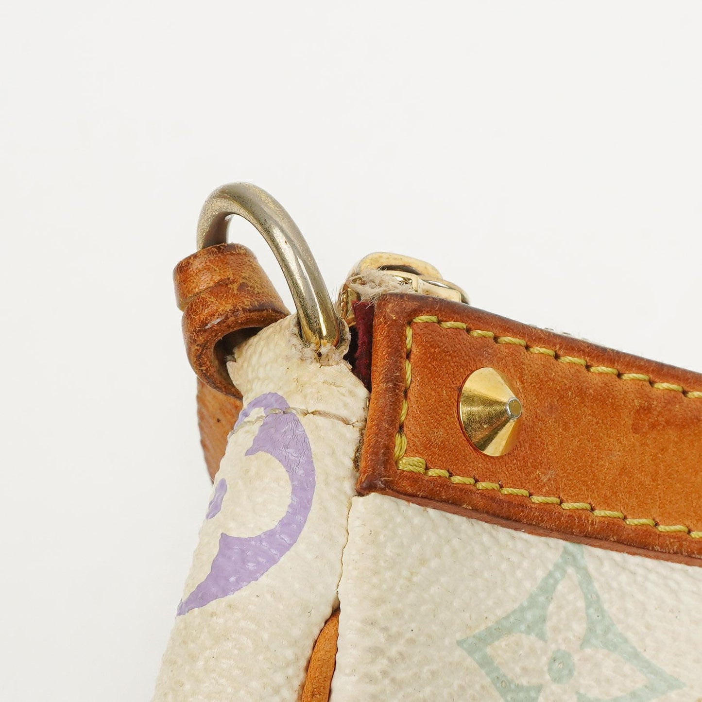Louis Vuitton Takashi Murakami Pochette Accessoire Multicolor Clutch Handbag