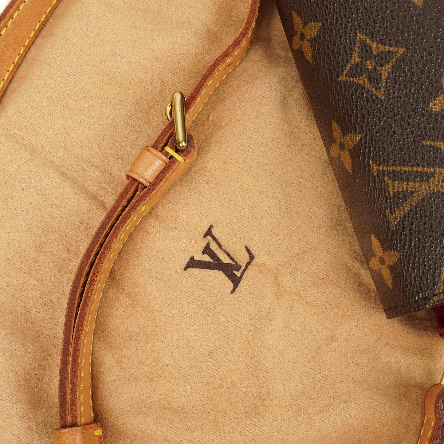 Louis Vuitton Tambourine Monogram Canvas Crossbody Bag