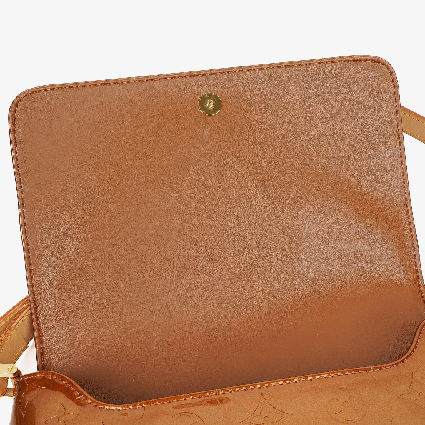 Louis Vuitton Thompson Bronze Monogram Vernis Leather Shoulder Bag