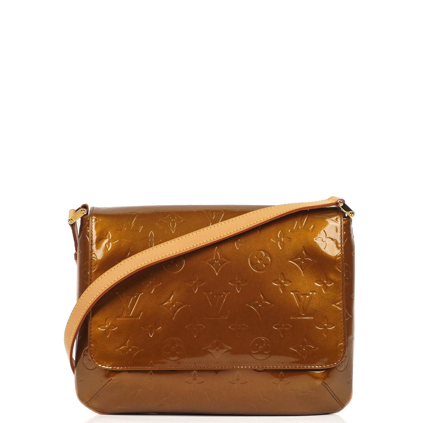 Louis Vuitton Thompson Street Bronze Monogram Vernis Leather Shoulder Bag