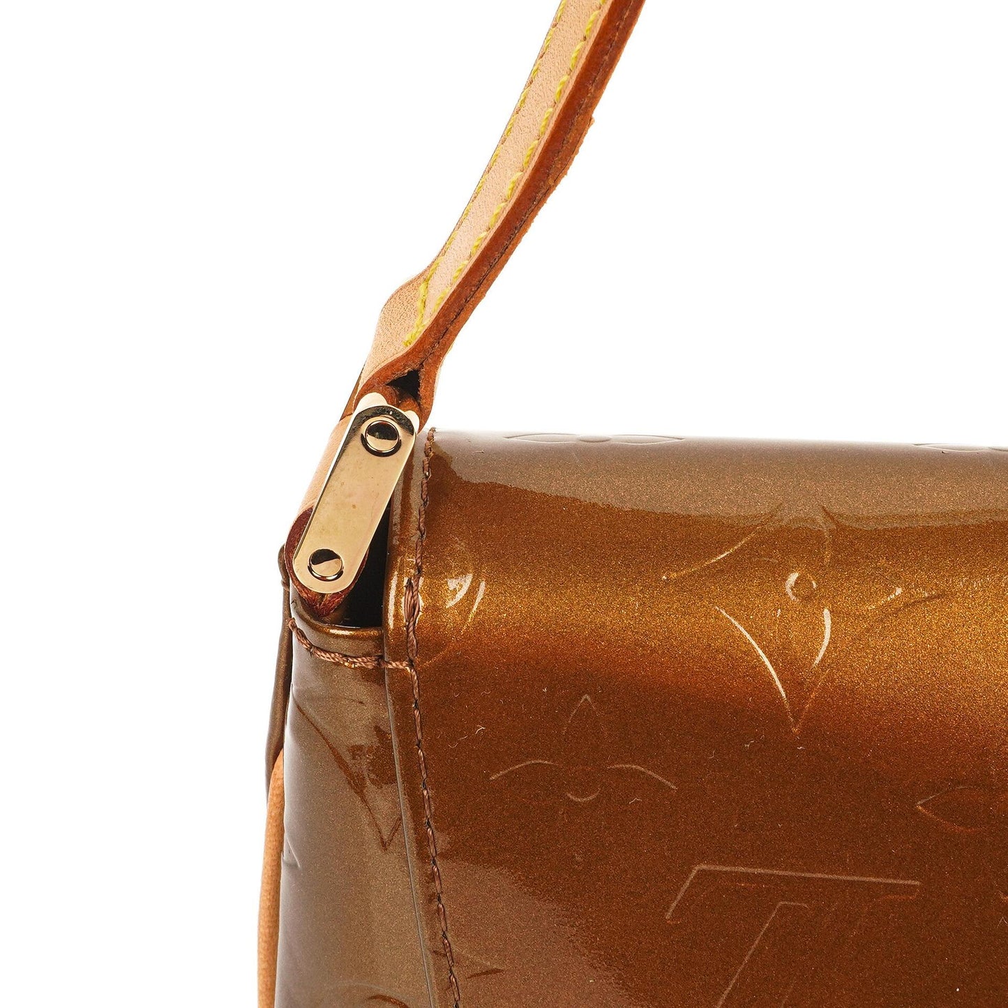 Louis Vuitton Thompson Street Bronze Monogram Vernis Leather Shoulder Bag