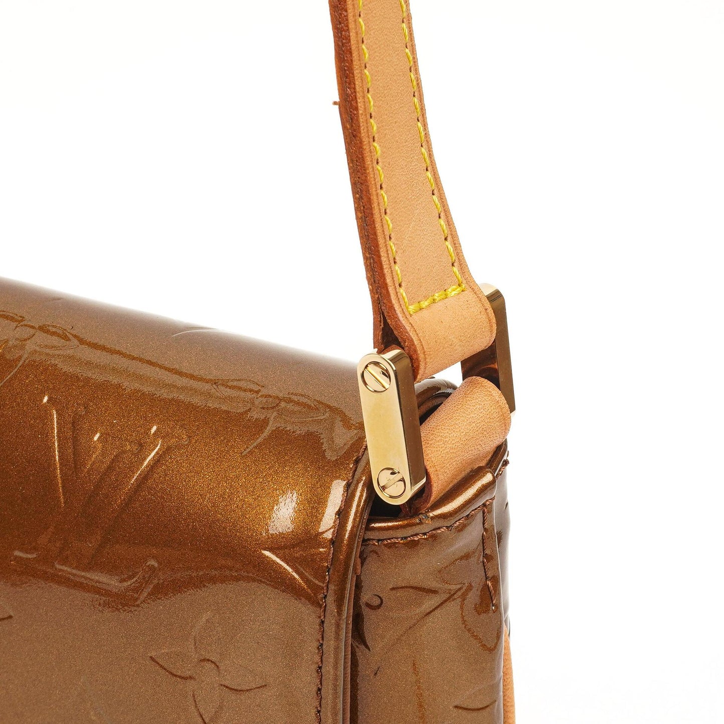 Louis Vuitton Thompson Street Bronze Monogram Vernis Leather Shoulder Bag
