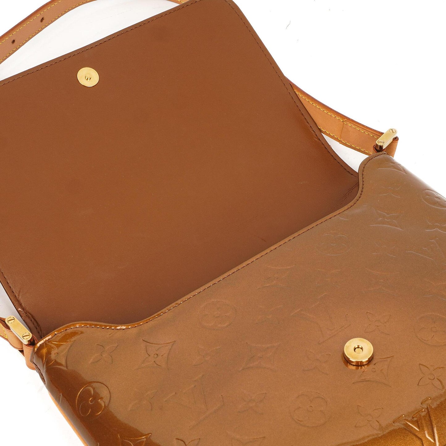 Louis Vuitton Thompson Street Bronze Monogram Vernis Leather Shoulder Bag
