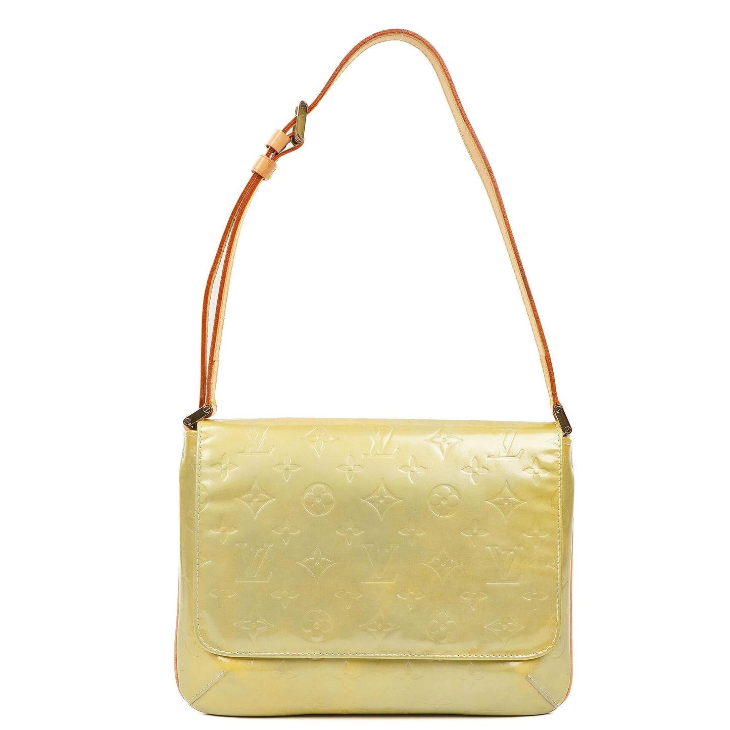 Louis Vuitton Thompson Street Green Monogram Vernis Leather Shoulder Bag
