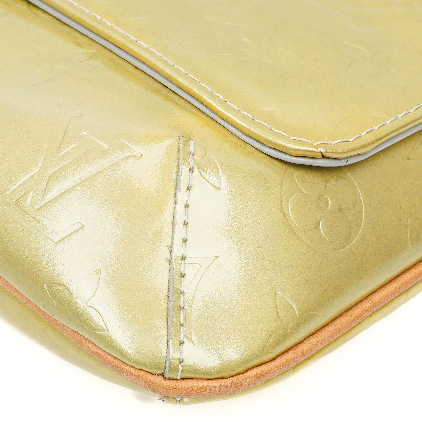Louis Vuitton Thompson Street Green Monogram Vernis Leather Shoulder Bag