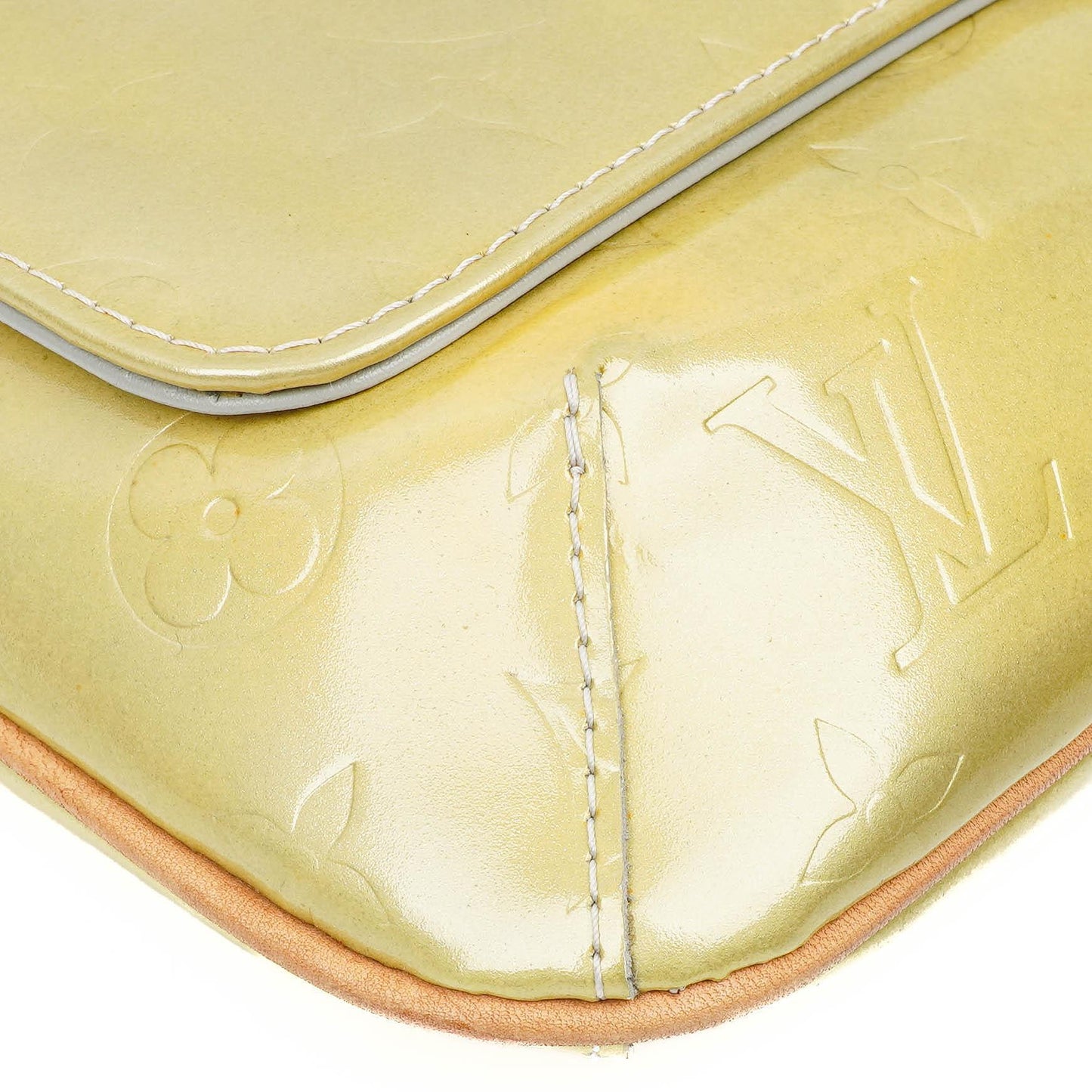Louis Vuitton Thompson Street Green Monogram Vernis Leather Shoulder Bag
