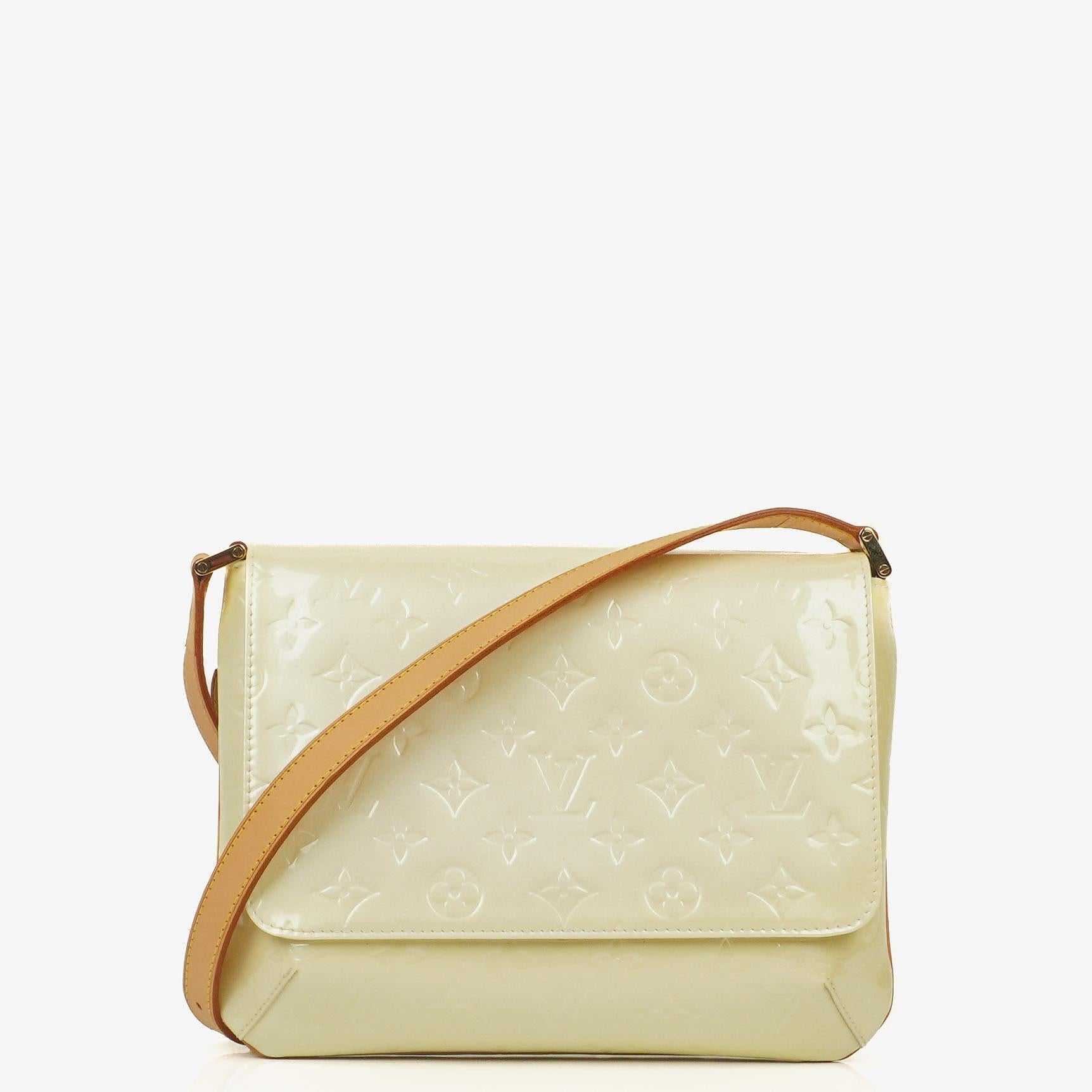 Louis Vuitton Thompson Street Perle Monogram Vernis Leather Shoulder Bag