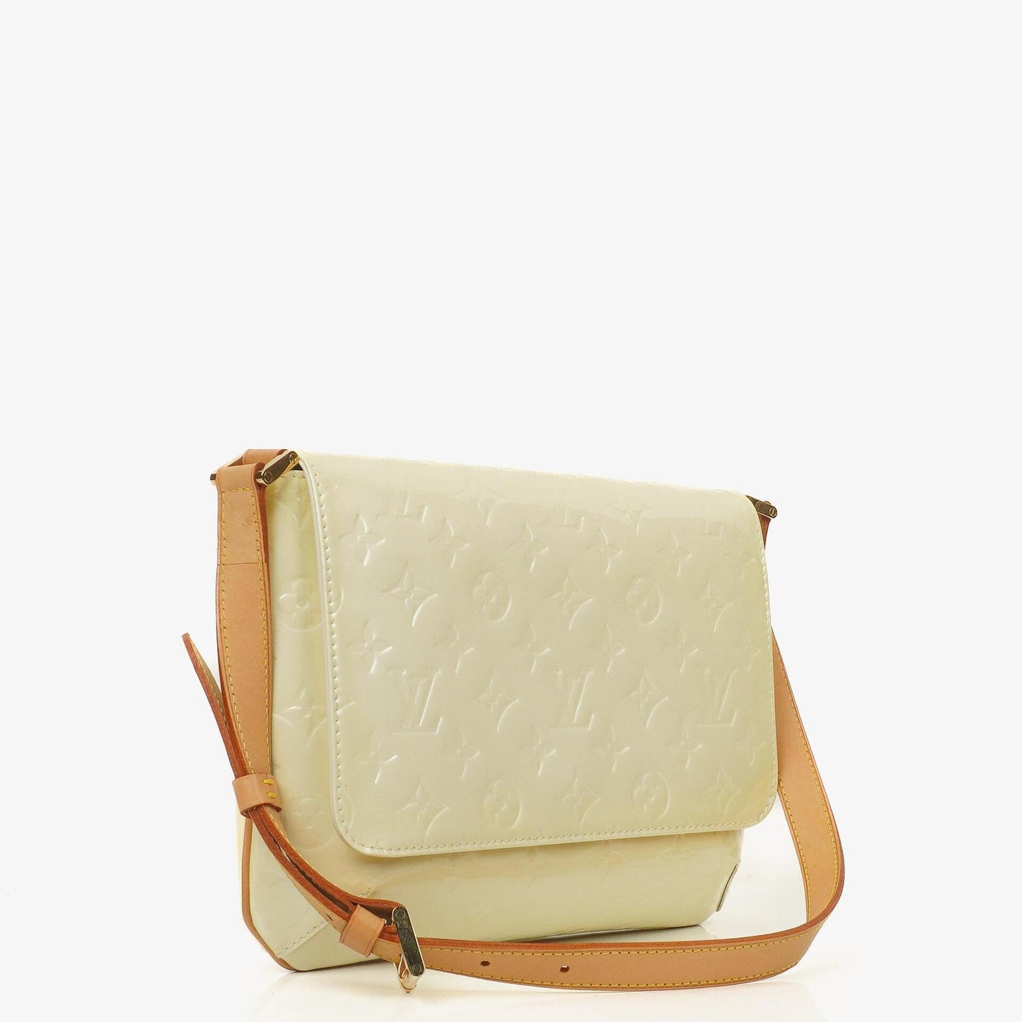 Louis Vuitton Thompson Street Perle Monogram Vernis Leather Shoulder Bag