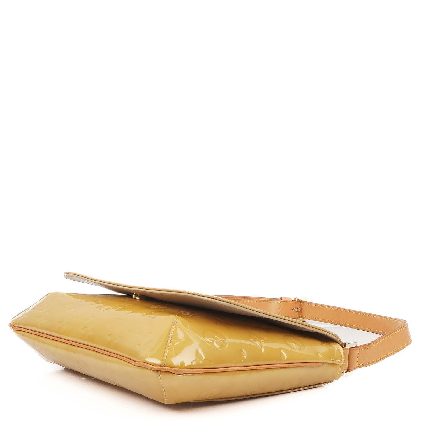 Louis Vuitton Thompson Street Shoulder Bag In Yellow Monogram Vernis Leather