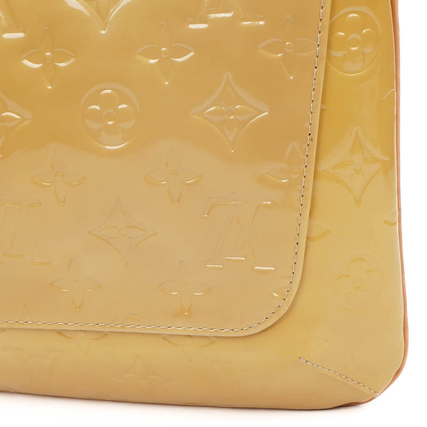 Louis Vuitton Thompson Street Shoulder Bag In Yellow Monogram Vernis Leather