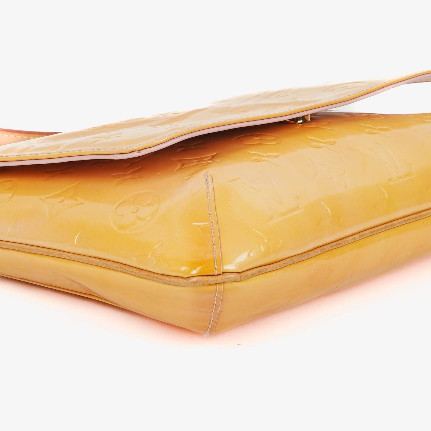 Louis Vuitton Thompson Street Yellow Monogram Vernis Leather Shoulder Bag