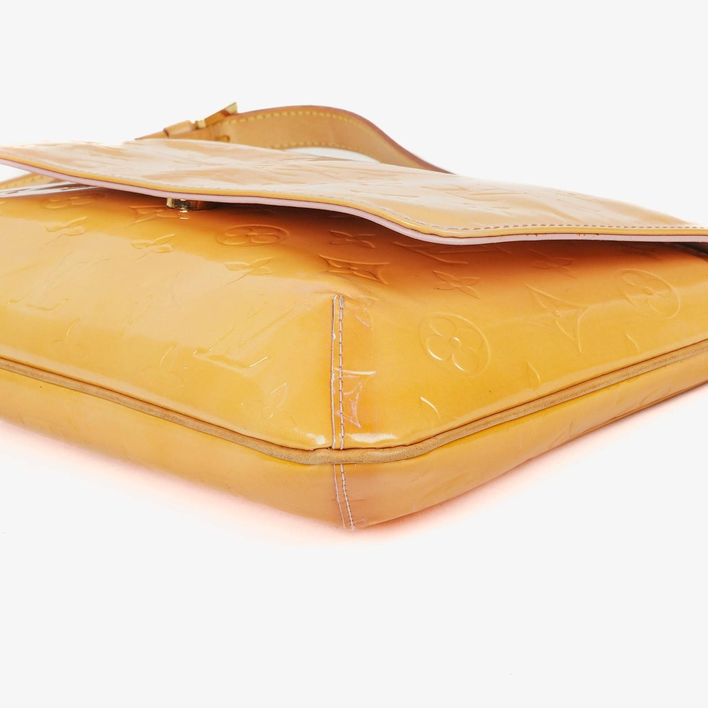 Louis Vuitton Thompson Street Yellow Monogram Vernis Leather Shoulder Bag