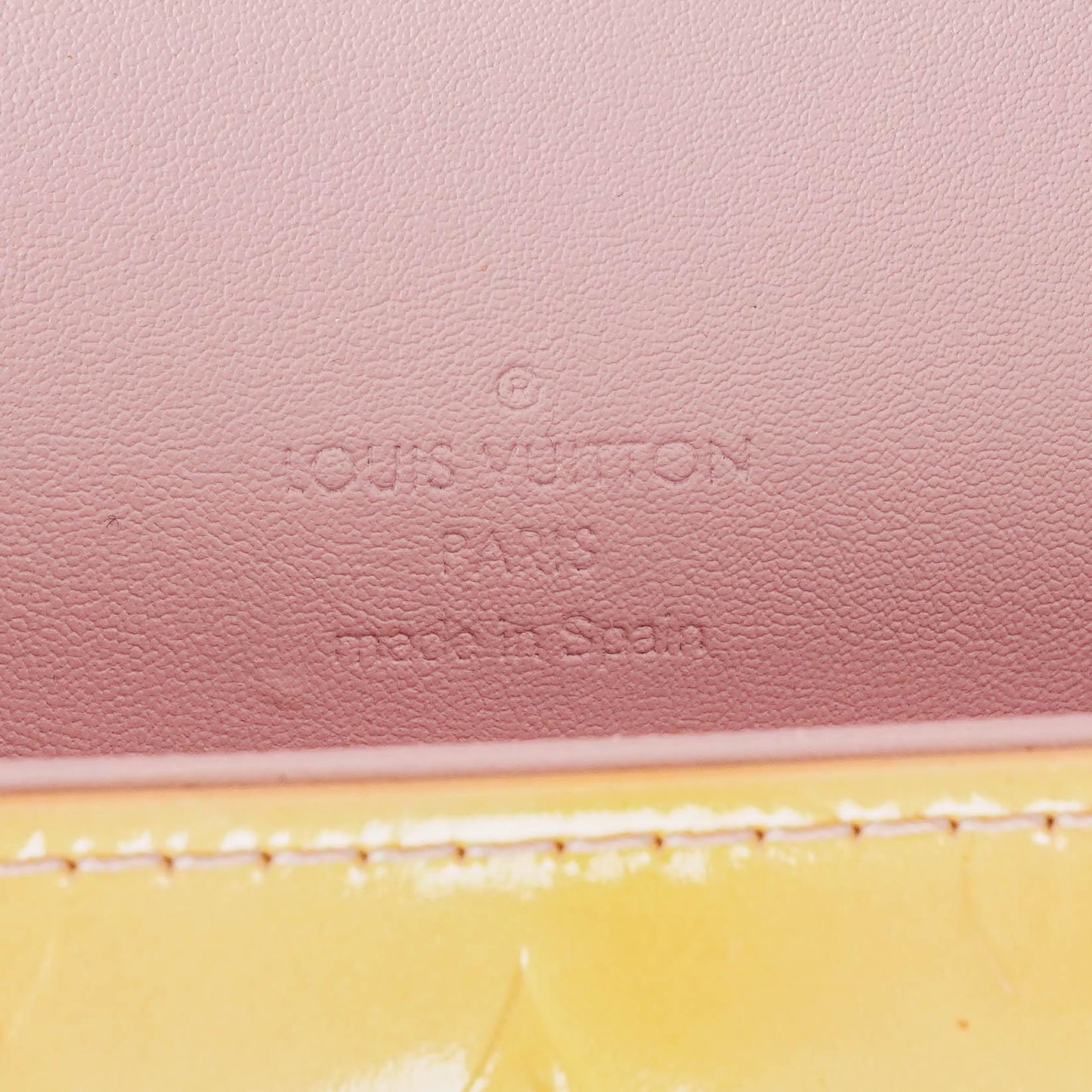 Louis Vuitton Thompson Street Yellow Monogram Vernis Leather Shoulder Bag