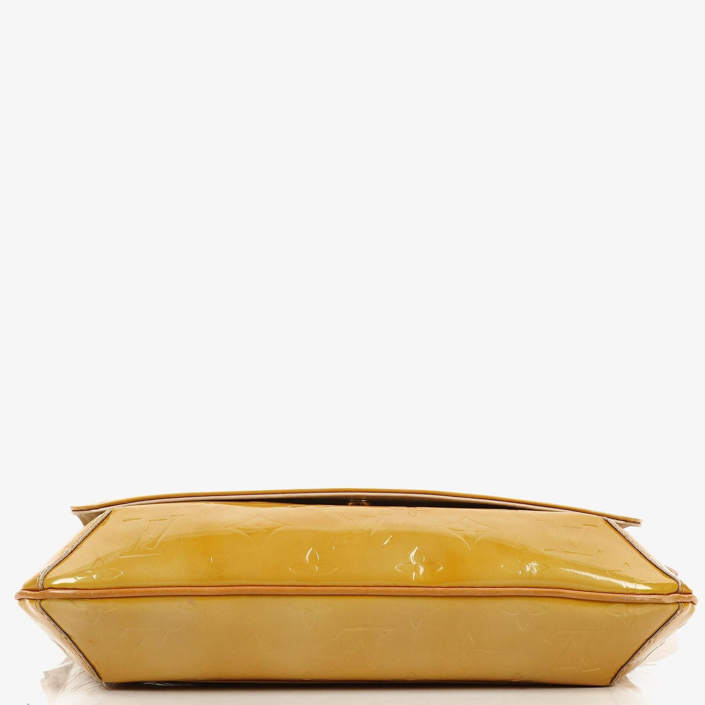 Louis Vuitton Thompson Yellow Monogram Vernis Leather Shoulder Bag