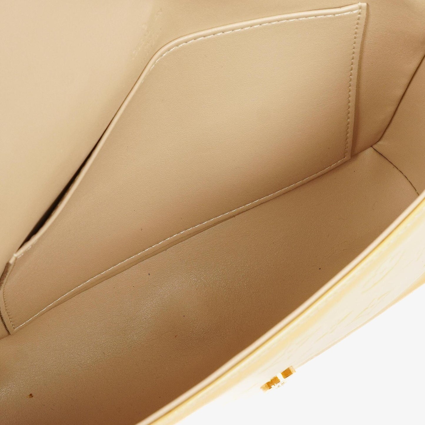 Louis Vuitton Thompson Yellow Monogram Vernis Leather Shoulder Bag