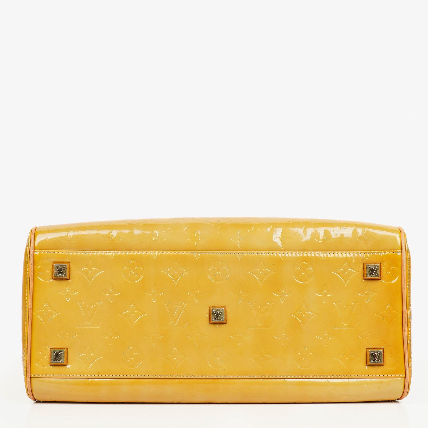 Louis Vuitton Tompkins Yellow Patent Leather Bag