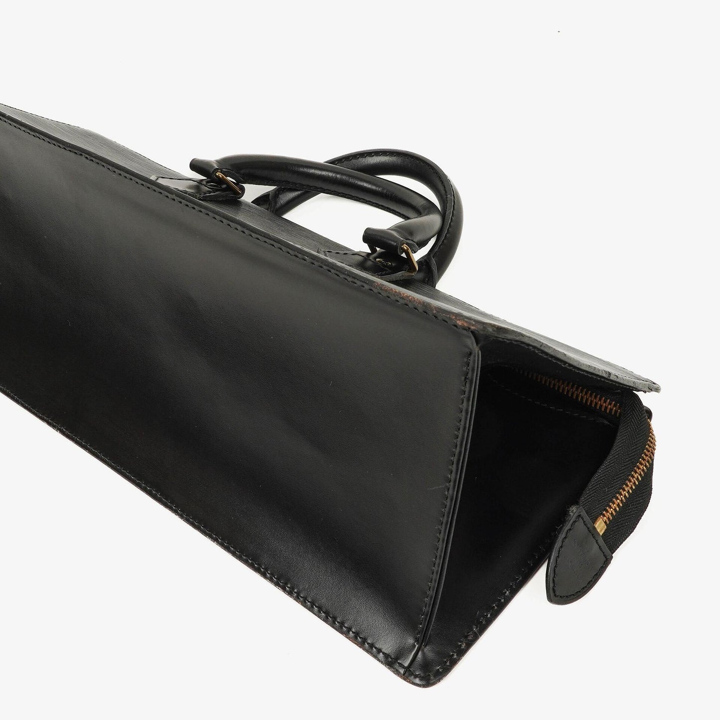 Louis Vuitton Triangle Black EPI Leather Handbag