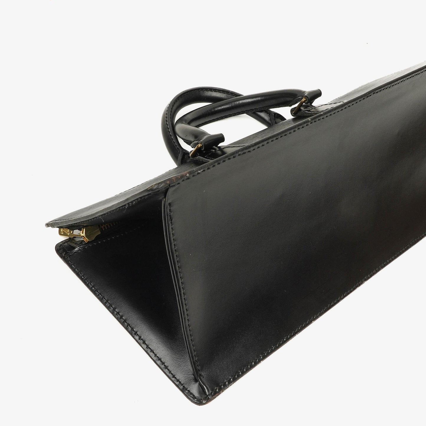 Louis Vuitton Triangle Black EPI Leather Handbag