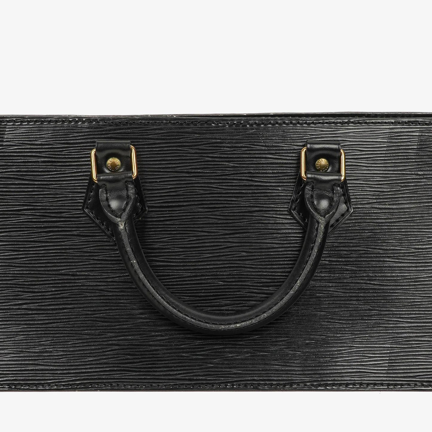 Louis Vuitton Triangle Black EPI Leather Handbag