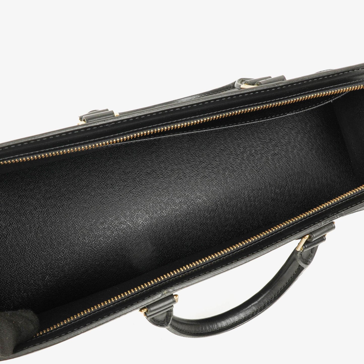 Louis Vuitton Triangle Black EPI Leather Handbag