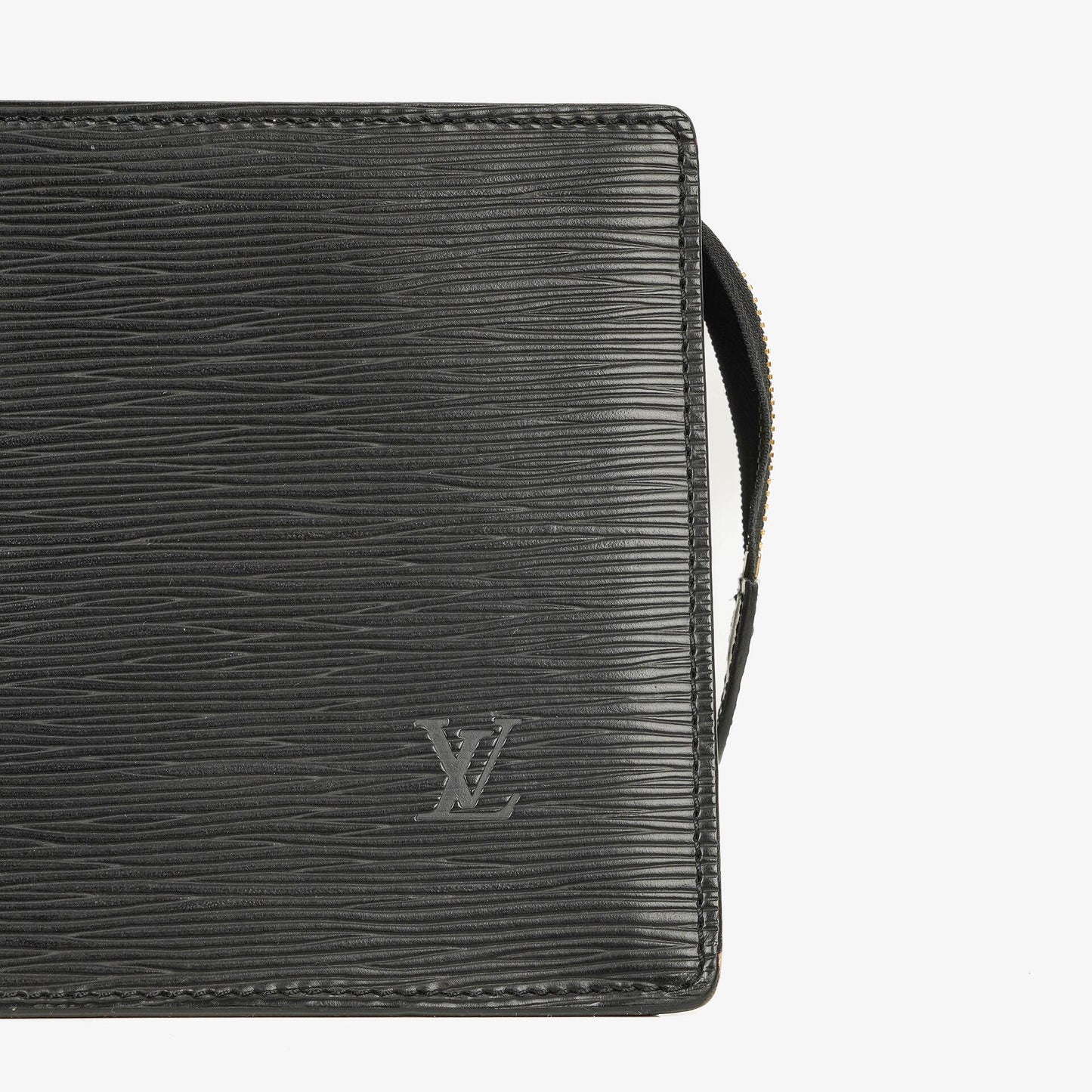 Louis Vuitton Triangle Black EPI Leather Handbag