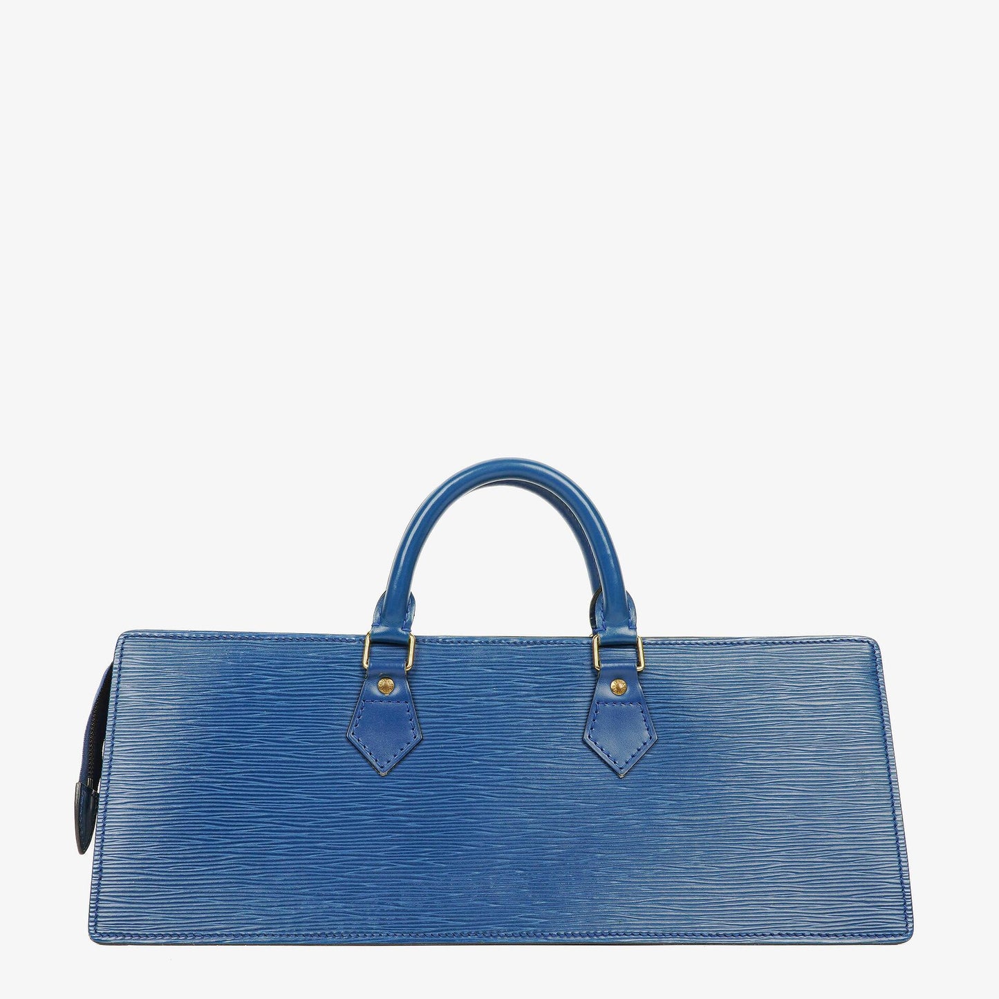 Louis Vuitton Triangle Blue EPI Leather Handbag