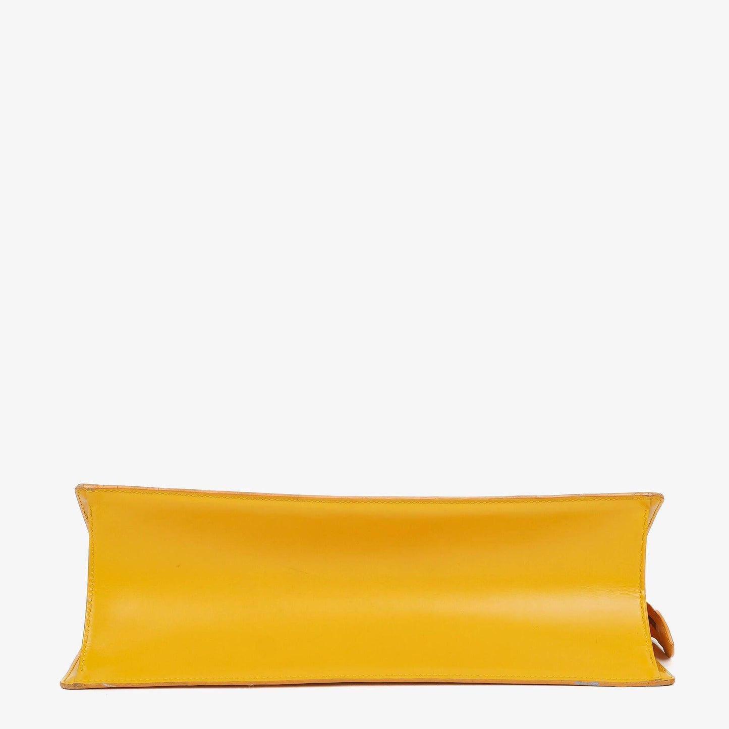 Louis Vuitton Triangle Yellow EPI Leather Handbag